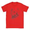 West Highland Terrier Drawing Westie Face T Shirts Unisex Pure Cotton Crewneck Oversize Clothes Short Sleeve Tops