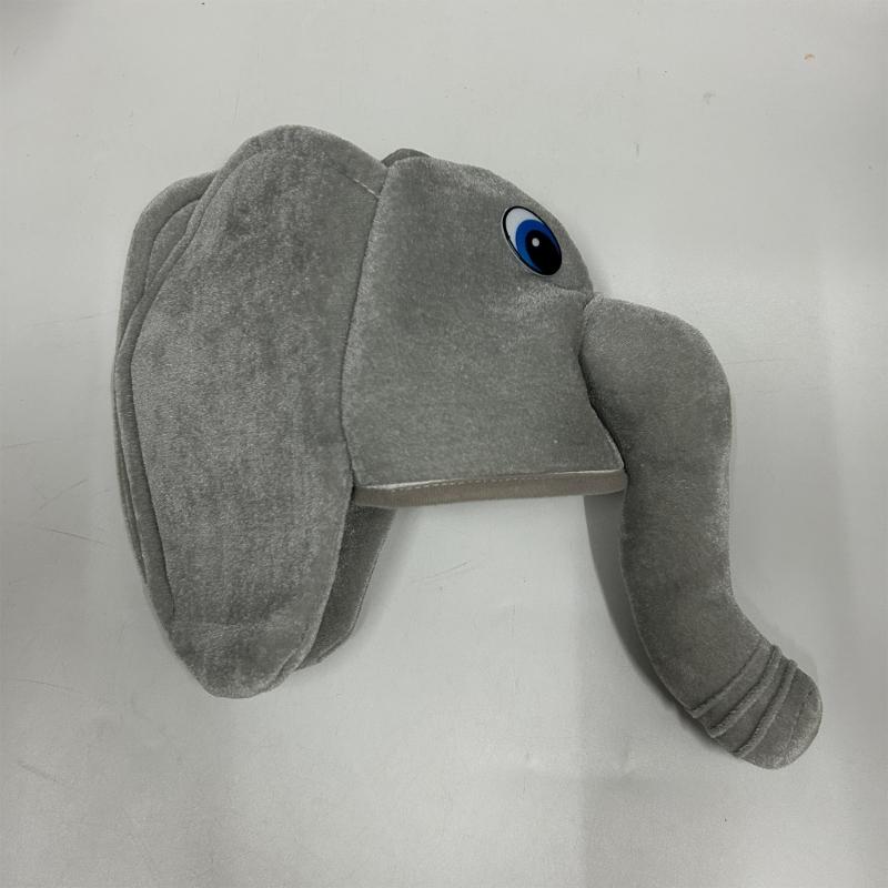 Шляпа слона для костюма на Хэллоуин, шляпа для фестиваля, вечеринки, сбора, головной убор, сезонная праздничная шляпа, аксессуары для фотосессии