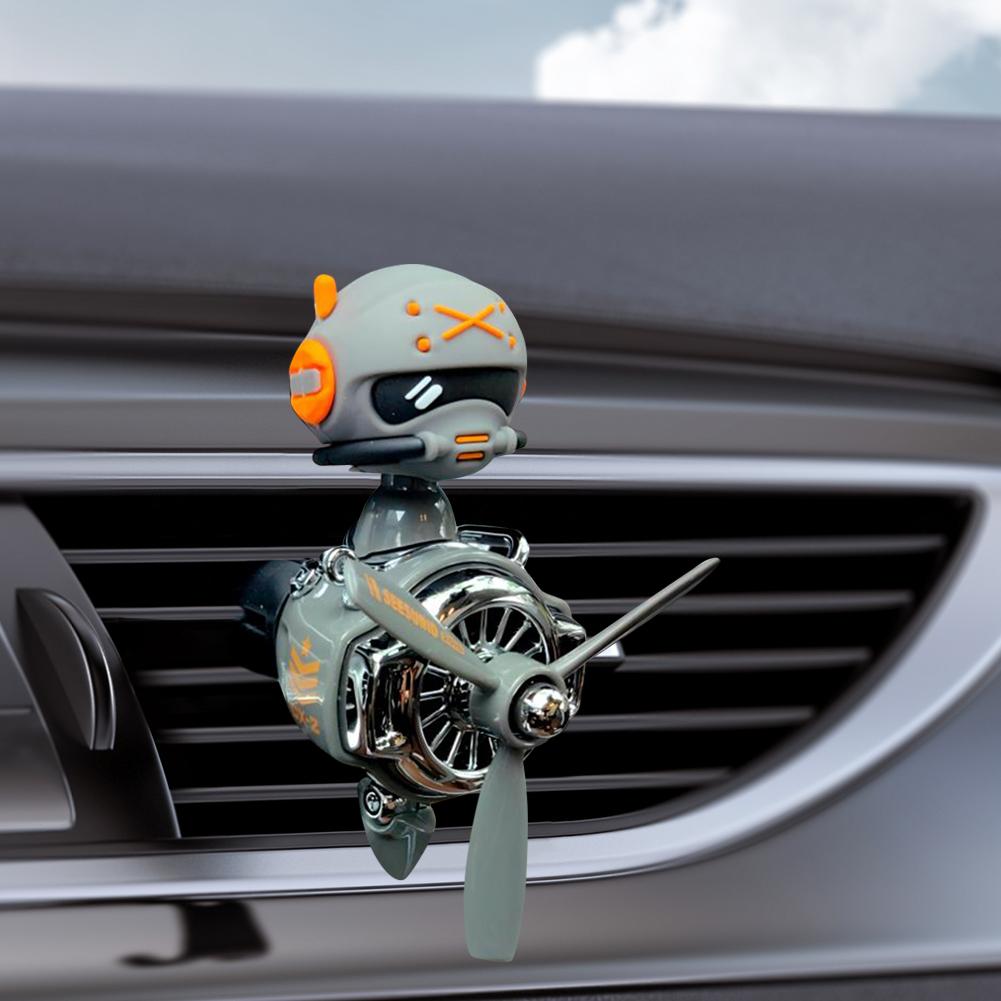 1/2Pcs Airplane Pilot Car Fresheners Vent Clip Air Outlet Aromatherapy Ornament Car Fragrance Diffuser Car Interior Decor Gifts