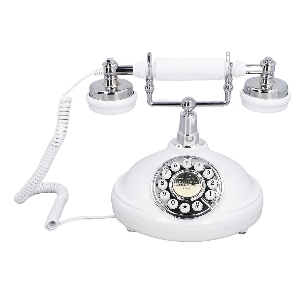 Retro Style Landline Phone Vintage Call Telephone Classic Desk Phone With Large Keypad for Home