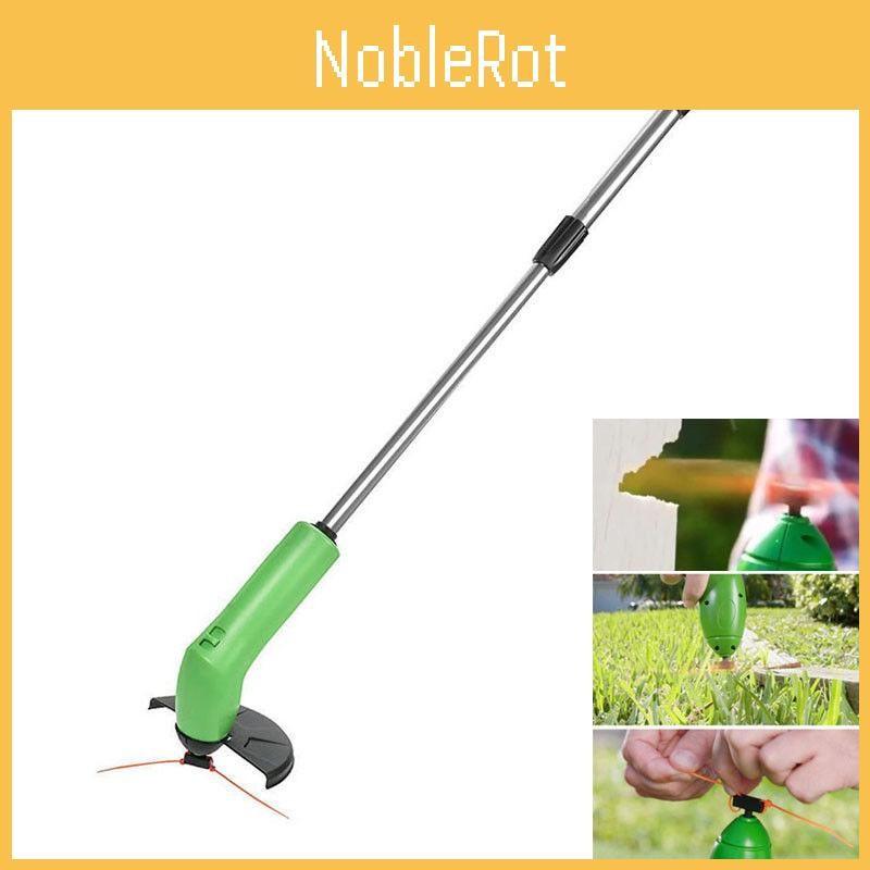 Аккумуляторный триммер для живой изгороди, кромочный триммер, работает со стандартными кабельными стяжками, садовый кусторез, для сорняков