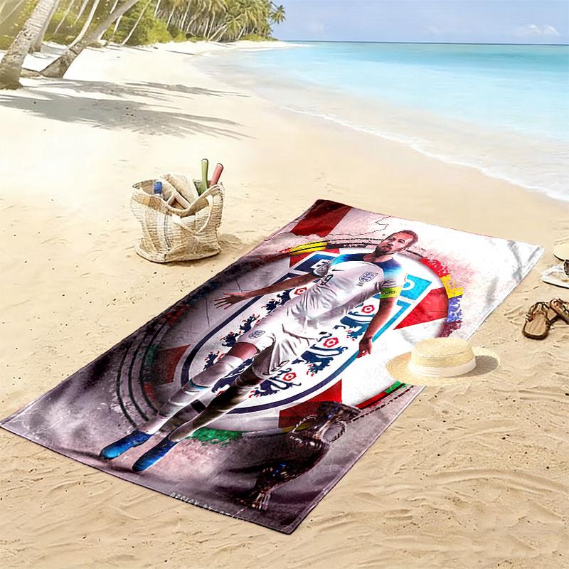 Harry Kane Icon Beach Towel, Large Soft Quick Dry Towel for Beach Camping Swimming
