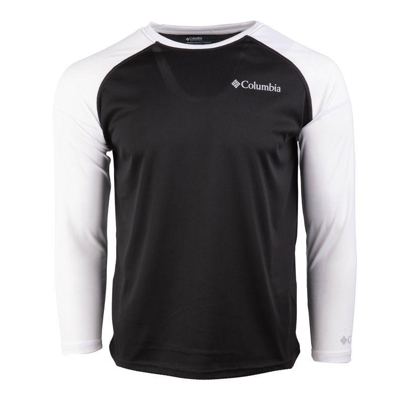 Мужская двухцветная футболка с длинными рукавами COLUMBIA