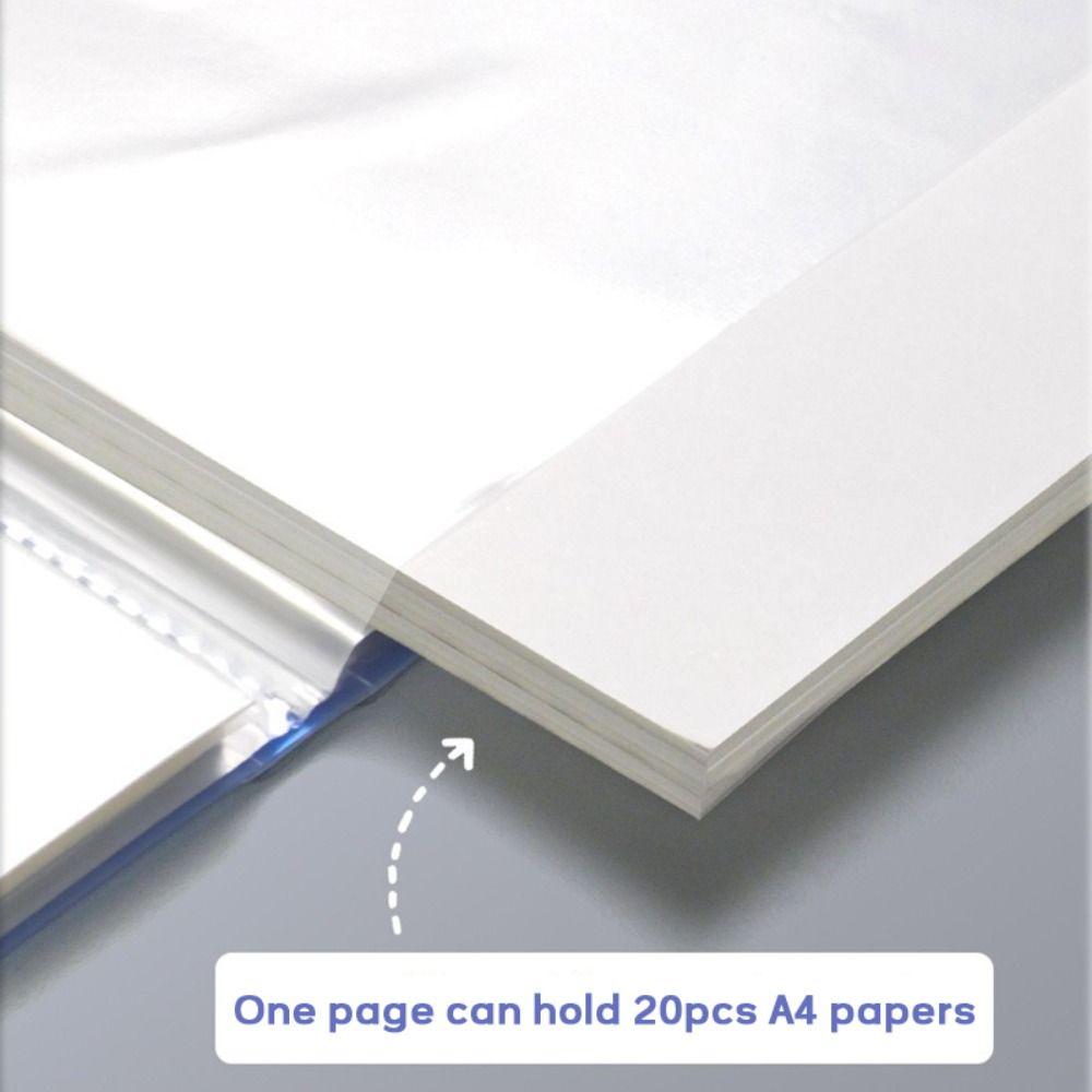 PP Archives Bag Large Capacity Storage Booklet Simple A4 File Folder Student Gift