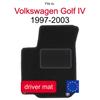 Velour Driver Floor Mat For: Volkswagen Bora Variant, Sedan & Wagon (1997-2005)