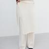 UMARMUNG COLLECTION Super Fine Merino Layering Wrap Skirt_Snow