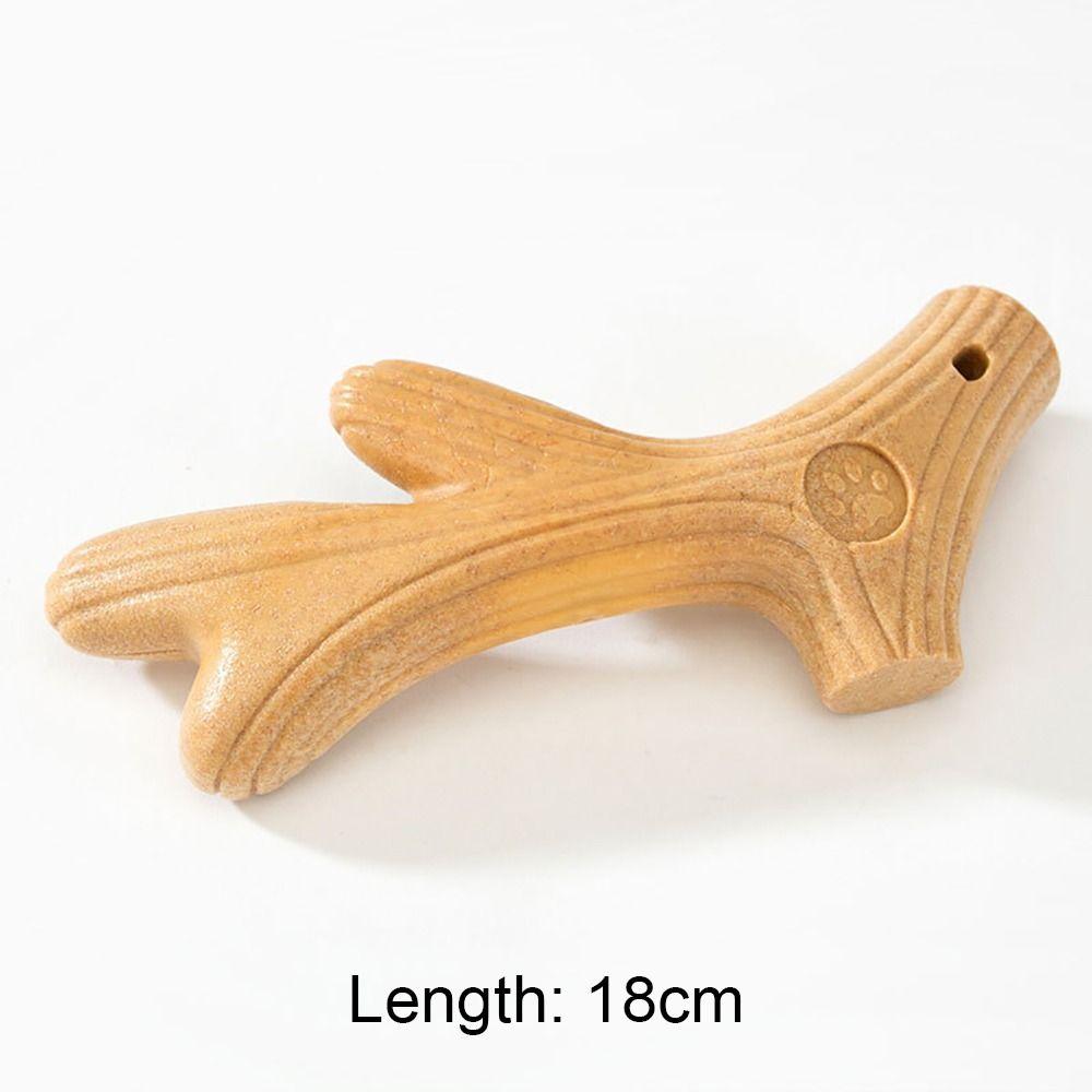 Interactive Training Molar Teeth Clean Stick Pine Wood Fiber Pet Supply Cute Dog Chew Toys