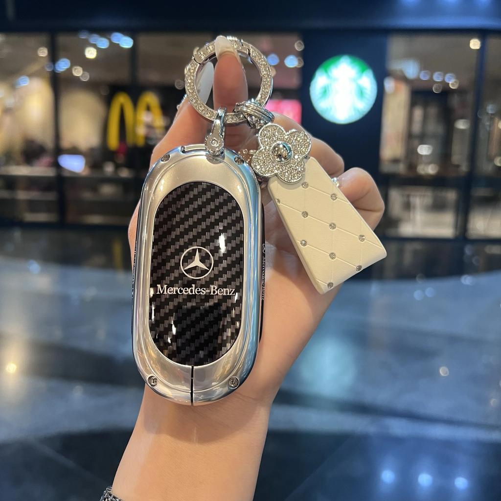 ULA5 Suitable for Mercedes-Benz car key cover A C E S-class A200L C260L E300L GLC300 GLE GLA high-end leather protective case