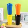 5pcs PP Coffee Mug 16 Oz Milktea Cup Household Hot Drink Cup  Takeout