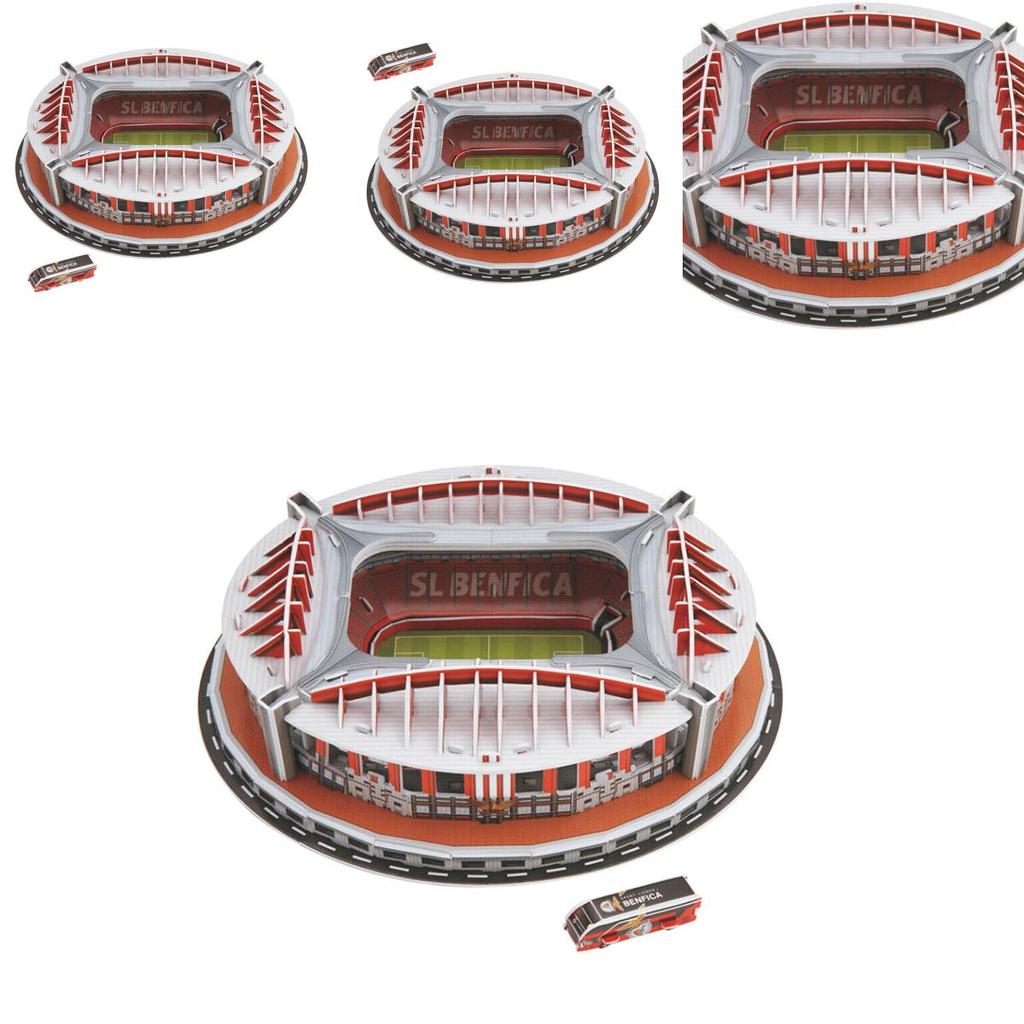 Premium Quality 3d Puzzle Benfica Stadium Football Field Model Perfect For Kids