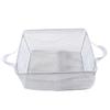 1/2/3/4pcs Closet Clothes Organizers Clothes Underwear Transparent Storage Box Stainless Steel Frame Wardrobe Storage Organizer