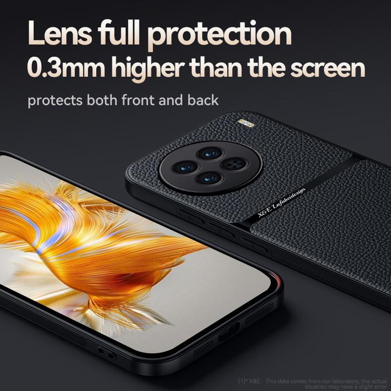 Чехол для Vivo X90 Pro Plus, роскошный кожаный чехол для телефона с магнитной подставкой для VIVO X90 X90Pro + бампер, противоударный автомобильный держатель, задняя крышка