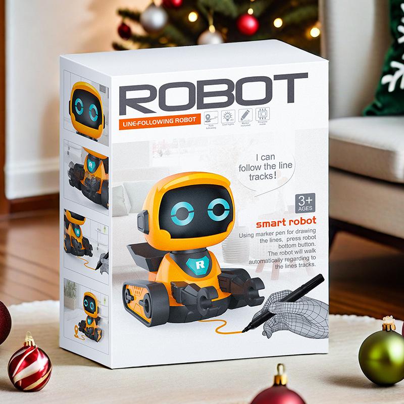 Smart Early Education Drawing Robot for Kids – Cute Sound-Effect Toy