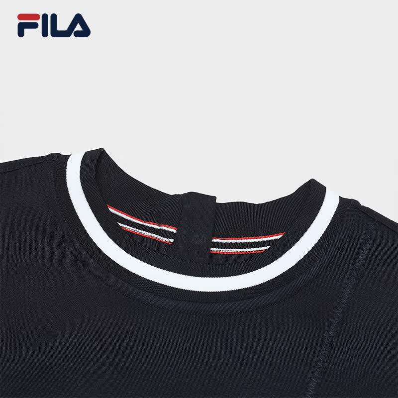 Fila Женское вязаное платье-футляр с коротким рукавом
