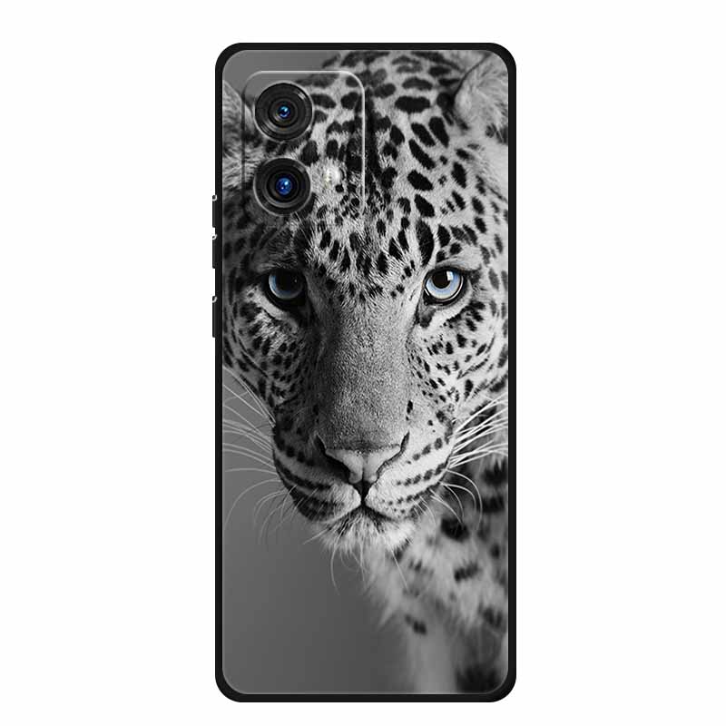 Для Motorola Moto G84 G54 5G Чехол Модный Мягкий Силиконовый Чехол из ТПУ Чехлы для Телефона для Moto G54 MotoG84 2023 Оригинальный Новый Тигр Capa