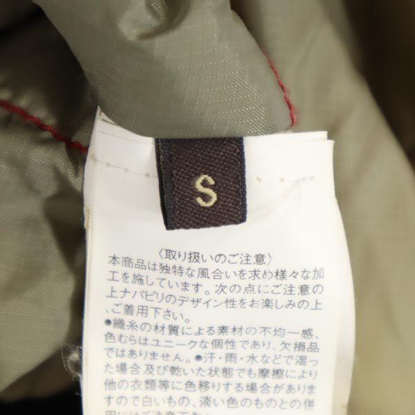 Napapijri Куртка нейлоновая с хлопковым наполнителем, с длинным рукавом, S, черная, капюшон с мехом, мужская, б/у