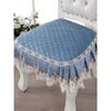 High-End Dining Chair Cushion Cushion All Year Round Fabric Chair Cushion Home Dining Chair Seat Cover Extra Large Chair Cover Stool Cover