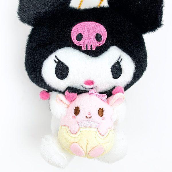 Sanrio Kuromi Pair Mascot Ball Chain Plush Black