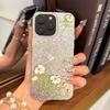 Акриловая задняя панель и ТПУ бампер для iphone 13 14 15 18 Pro Max XR XS Max 16 Plus 12 17 Pro 11 Air Цветы и Бабочки hone Чехол Ударопрочная Защита