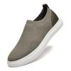 2025 popular men's shoes flying woven board shoes summer socks shoes cloth shoes men's breathable and lightweight casual shoes men