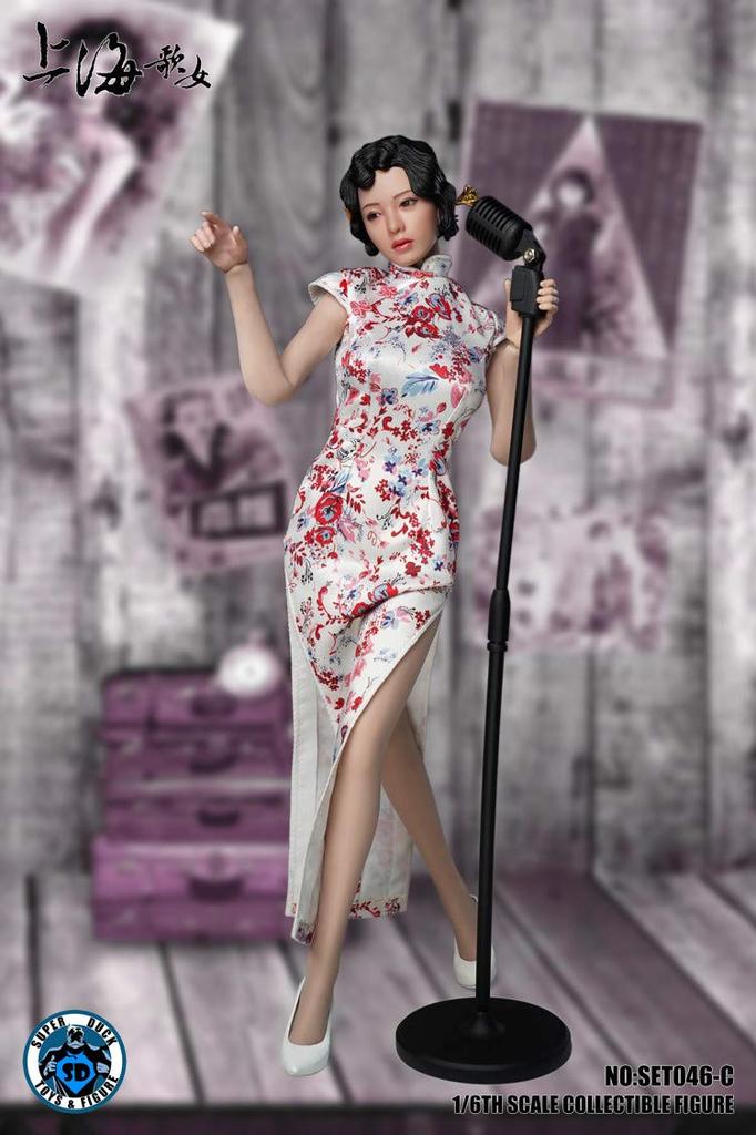 Scale Action Figure SUPER DUCKS COSPLAY Shanghai Diva Night Shanghai Beauty Head and China Dress Clothes Set Not [TOYBARJAPAN] 1/6 SET046-C (Body