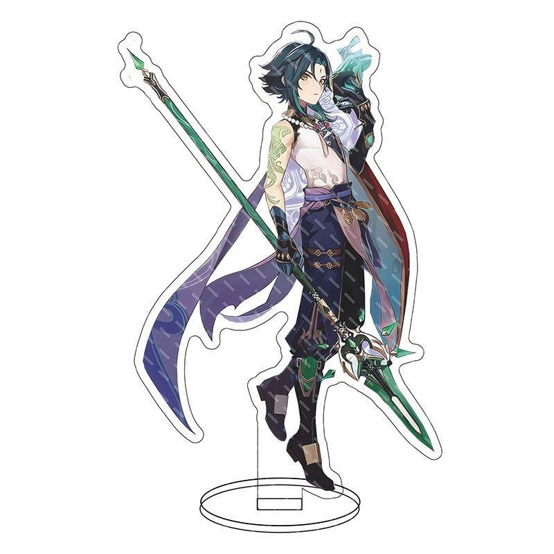 Изысканная акриловая подставка для фигурки Genshin Impact Барбатос Кэ Цин Барбара для демонстрации и декора