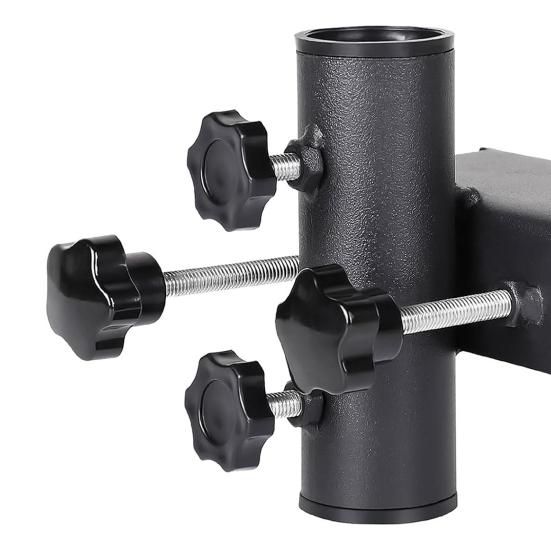 Outdoor Patio Umbrella Clamp Adjustable Yard Market Umbrella Holder Stand Railing Fence Chair Bench Deck Tailgates Umbrella Mount Fixing Clip