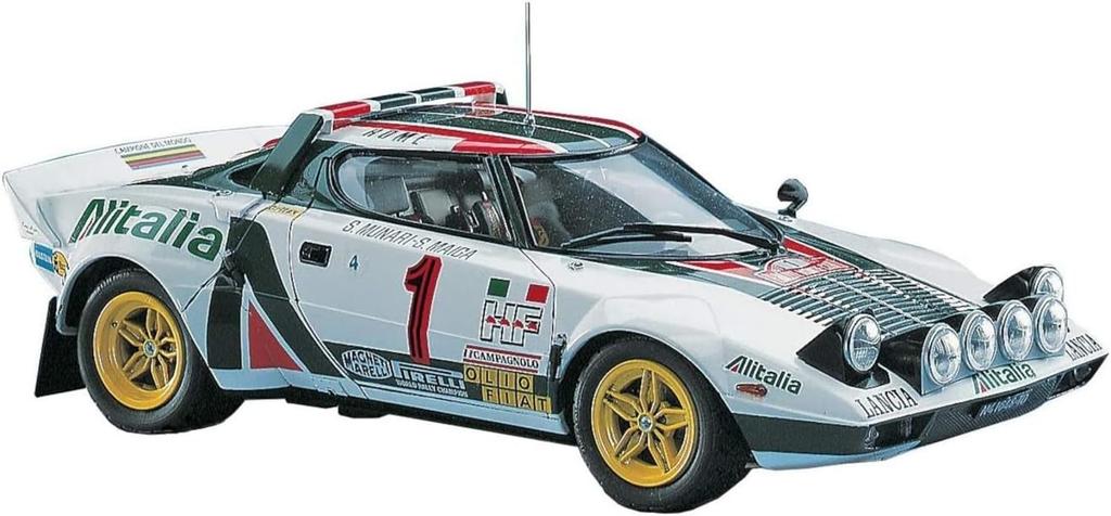 Hasegawa Lancia Stratos 1977 Monte Carlo Rally Winner Plastic Model Kit CR32 1/24