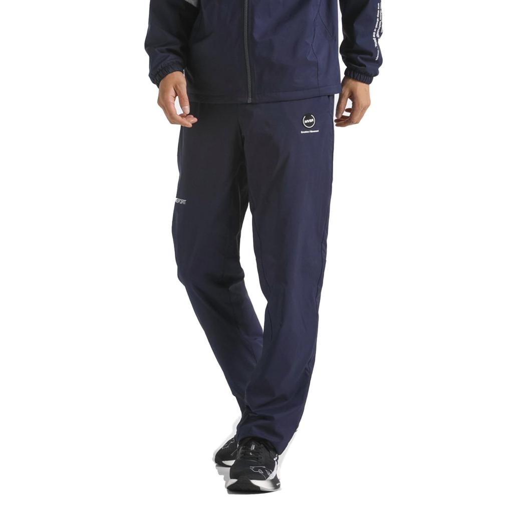 Windbreaker Descente HEATNAVI Tapered Pants Water Repellent Training Running NV L [Move Sports]