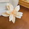 Long Tassel Sweet Petal Hair Clips Elegant Flower Duckbill Clip  Special Events