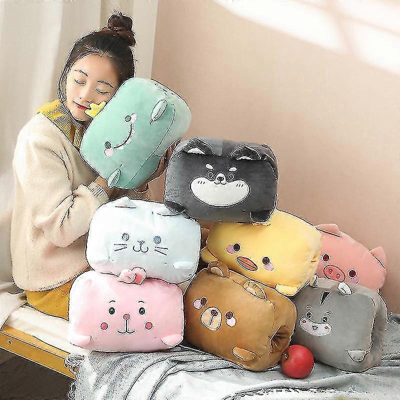 Hand Warming In Winter, Pillow, Hand In Hand Doll, Hand Over Plush Toy, Cute Girl In Winter, Cartoon Girl Doll, Doll