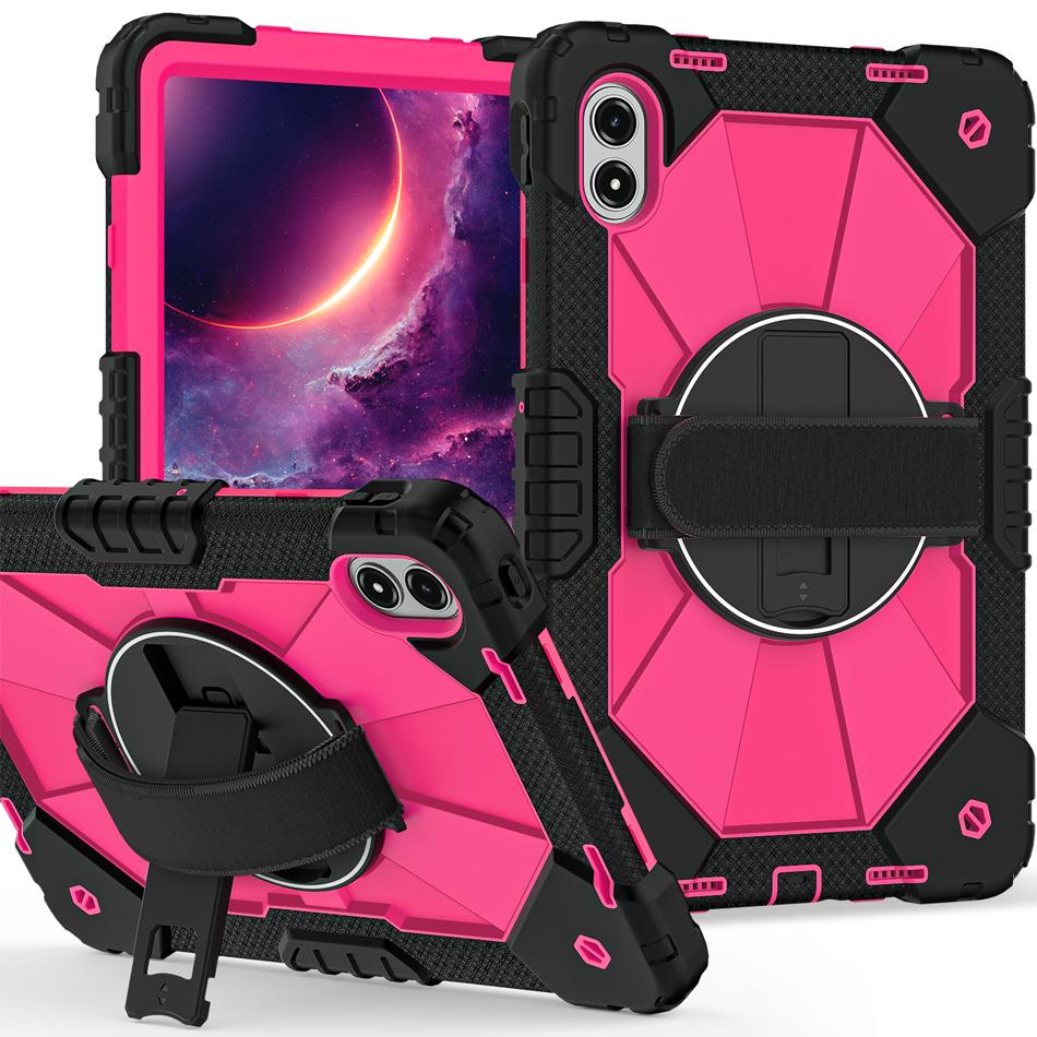 360 Rotation Handle Stand Tablet Case for Xiaomi Mi Pad 7 Pro Redmi Pad 2 Pro Poco 12.1 SE 8.7 Inch Case Shockproof Hard Cover