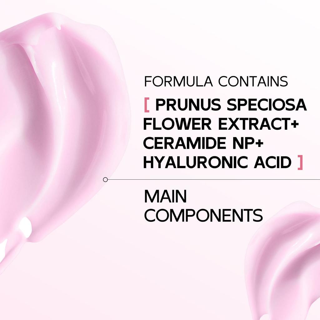 Cherry Blossom Essence Face Cream 50g Snowflake Cream Autumn and Winter Moisturizing Hydration Nourishing Nourish Hydrate Smooth and Delicate