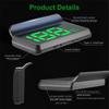 Car Head Up Display W2 GPS HUD Green Windshield Projector For All Car Speedometer Electronics Speed KM/H MPH Auto Parts