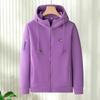 Women's Hooded Jacket Thickened Warm Fashion Autumn and Winter Polar Fleece Sweater Outdoor Casual Loose