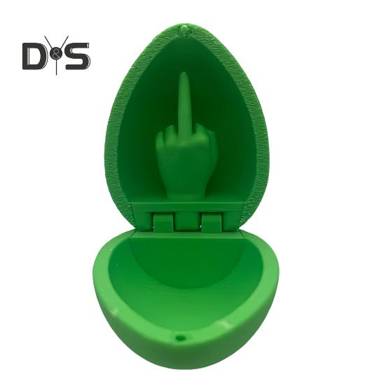 3D-печатная игрушка в виде яйца со средним пальцем, красочное пасхальное яйцо со средним пальцем внутри, украшение для домашнего офиса, настольный орнамент, розыгрыш, подарок