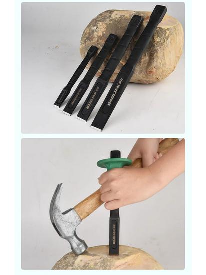 Tungsten Carbide Concrete and Stone Splitter Chisel with Chrome Vanadium Steel Alloy Head