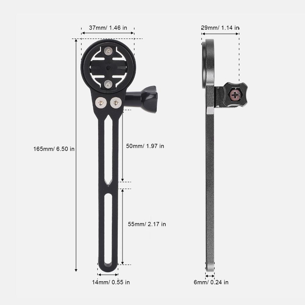 Extended Bike Computer Mount for Garmin/Wahoo /Bryton/ CATEYE/ iGPSport Outdoor Riding