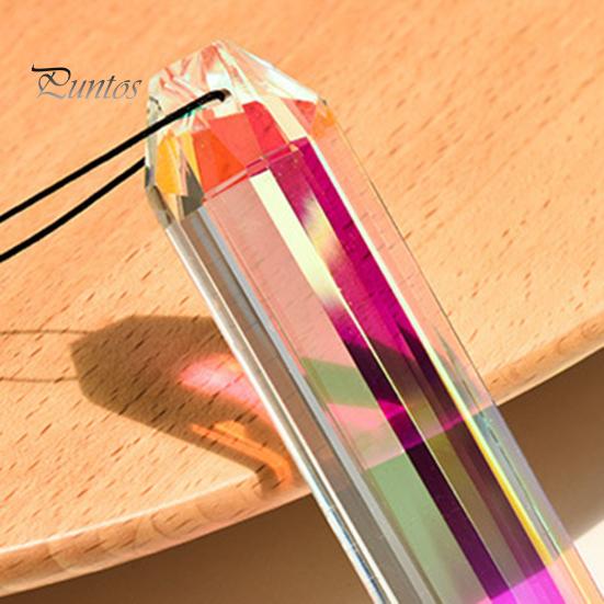 2Pcs Sun Catcher Pendants Hanging Ornaments with Lanyard Easy To Hang Large Sun Catchers Crystal Prisms