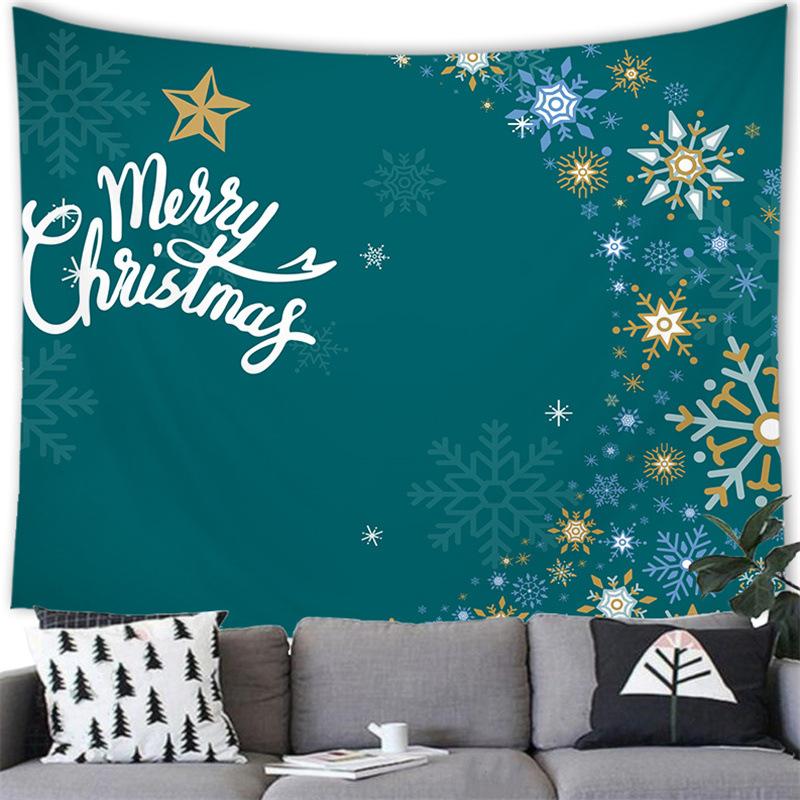 С Рождеством мультфильм снеговик трансграничная поставка гобелен настенное одеяло