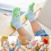 1 Pair Children Boy Girl Cute Cartoon Animal Middle Tube Split Five Toe Socks