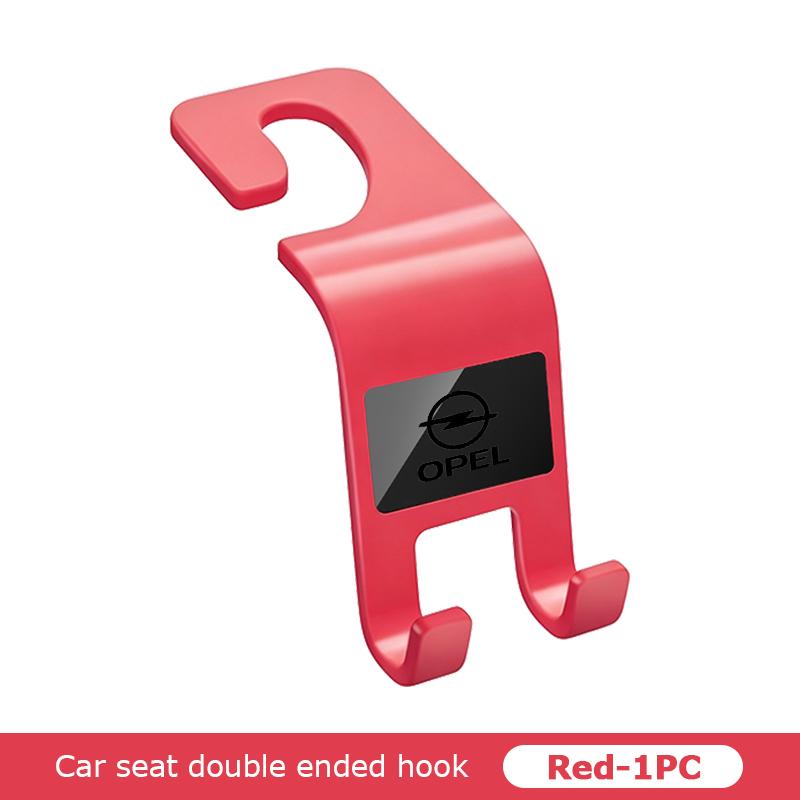 Car Logo Storage Hooks Headrest Hooks Car Seat Hanger Hook For Opel ADAM ASTRA J K CORSA E INSIGNIA MOKKA VIVA Meriva QA5