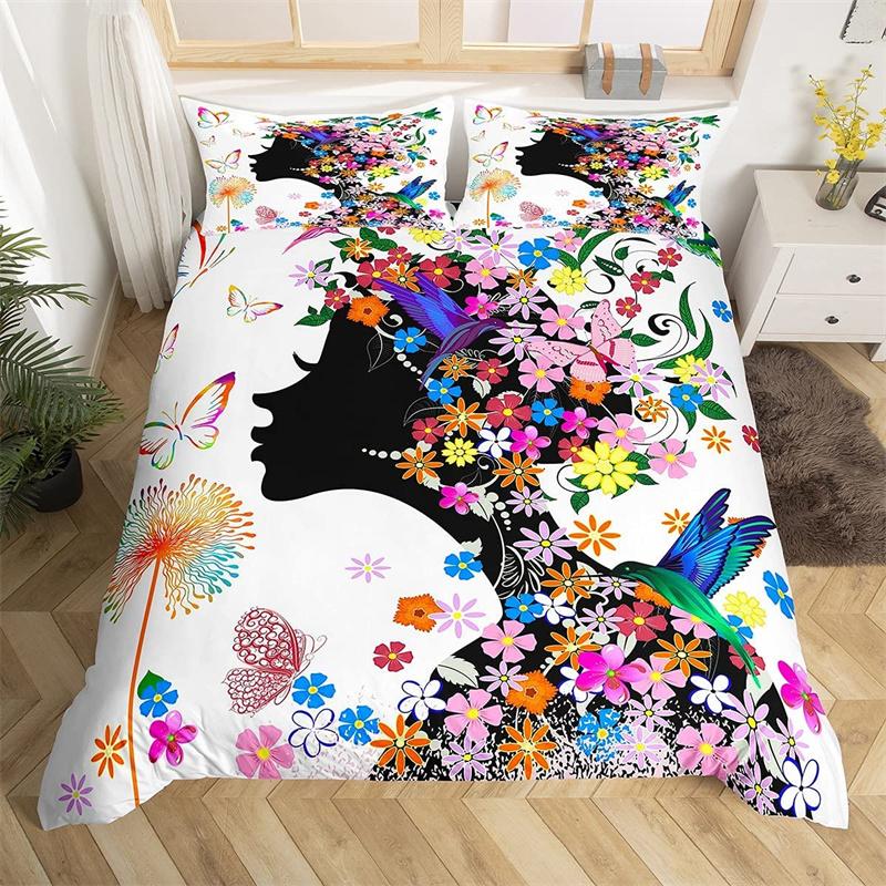 Коллекция пододеяльников Ballet Duvet Cover Ballerina Rose Flower Коллекция постельного белья с розовыми цветами и балеринами Милые маленькие танцоры Чехол на одеяло для кровати размера Twin King Для девочки Любителя гимнастики