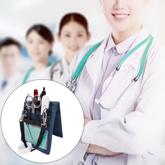 Защитная сумка для карманов медсестры, сумка для инструментов парикмахера, много карманов для медсестры