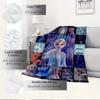 1 шт. Фланелевое одеяло-плед с изображением Эльзы из мультфильма «Холодное сердце», чехол на диван