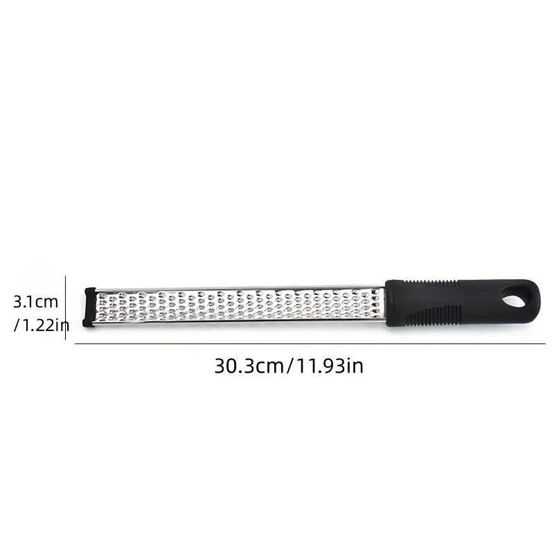Stainless Steel Multifunctional Zester and Cheese Grater - Effortlessly Shred Ginger and Grate Vegetables