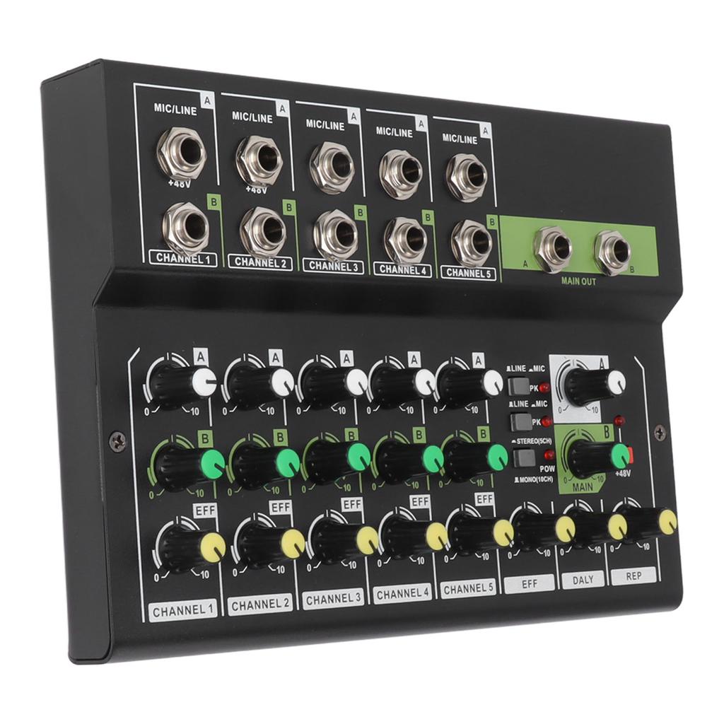 MIX5210FX 10-канальный микшер эффектов звуковая консоль компактный микшер звуковой студии звуковая плата портативный