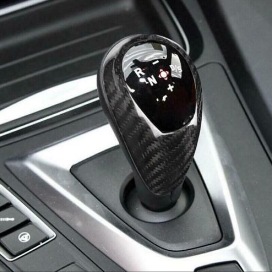 Real Carbon Fiber Interior Gear Box Shift Knob Trim Cover For Bmw M3 F80 M4 F82