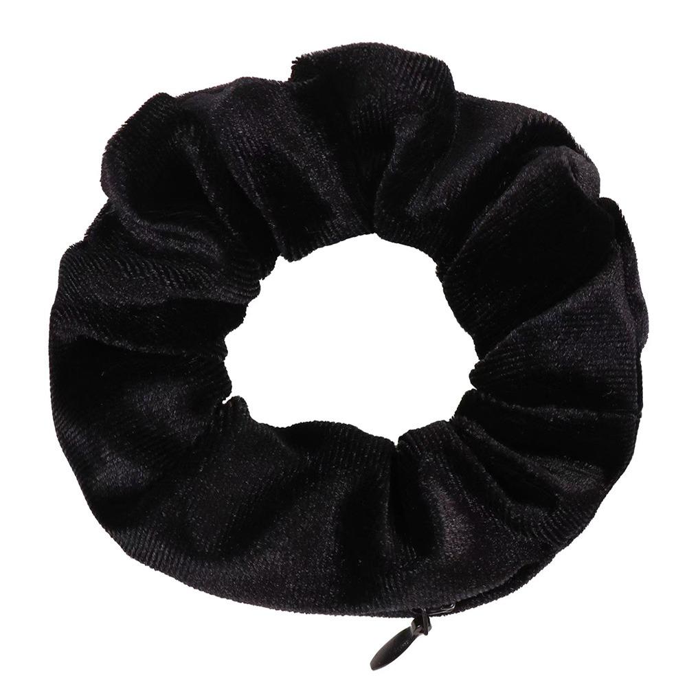 Anti-Theft Scrunchie with Hidden Pocket Elastic Hair Band Trendy Ponytail Holder  Women Girls