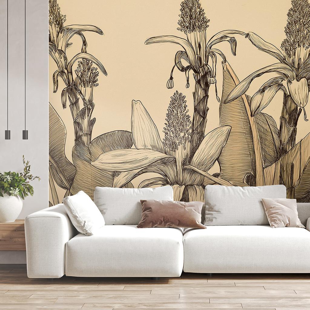 Wallpaper Flowers plants vintage